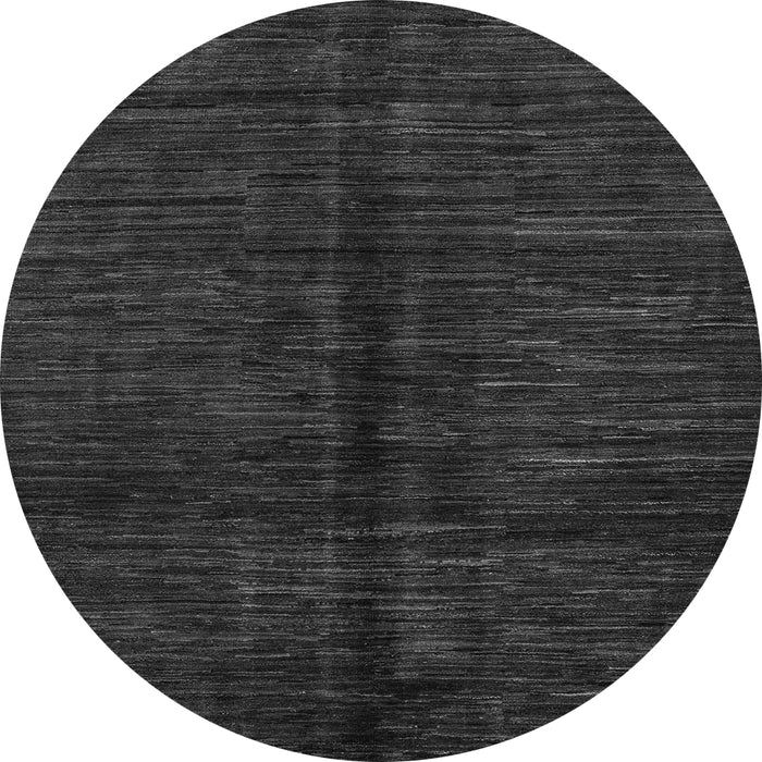 Round Abstract Gray Modern Rug, abs5301gry