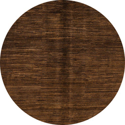 Round Machine Washable Abstract Night Red Rug, wshabs5301