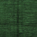 Square Abstract Emerald Green Modern Rug, abs5301emgrn