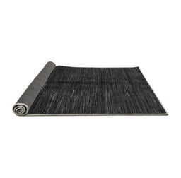 Sideview of Abstract Gray Modern Rug, abs5301gry
