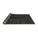 Sideview of Abstract Gray Modern Rug, abs5301gry