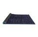 Sideview of Abstract Blue Modern Rug, abs5301blu