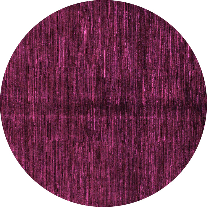 Round Abstract Pink Modern Rug, abs5301pnk