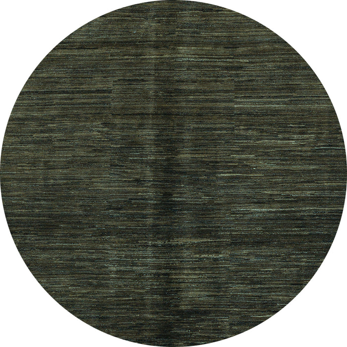 Round Abstract Light Blue Modern Rug, abs5301lblu
