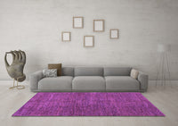 Machine Washable Abstract Purple Modern Rug, wshabs5302pur