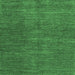 Square Abstract Emerald Green Modern Rug, abs5302emgrn