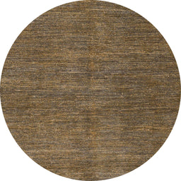 Round Abstract Reddish Brown Modern Rug, abs5302