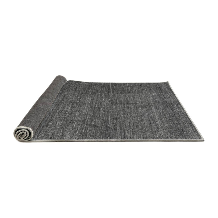 Sideview of Abstract Gray Modern Rug, abs5302gry