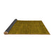 Sideview of Abstract Yellow Modern Rug, abs5302yw