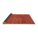 Sideview of Abstract Brown Modern Rug, abs5303brn