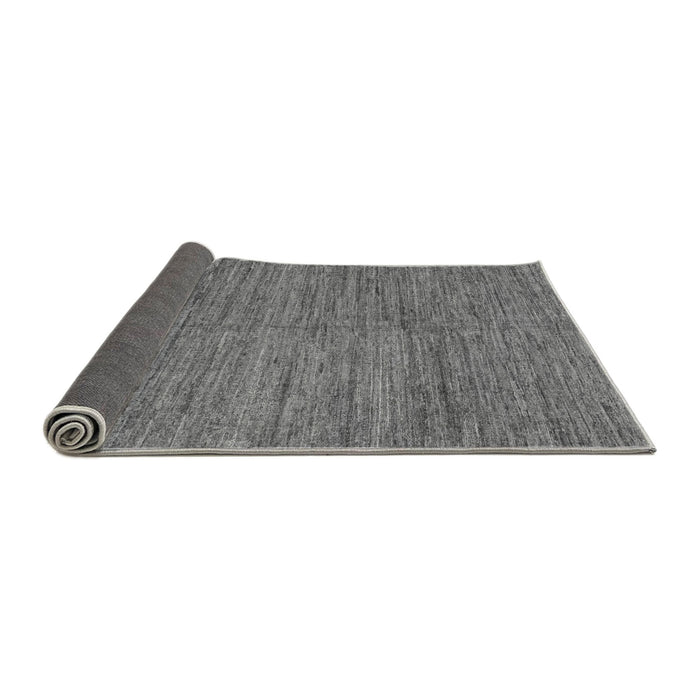 Sideview of Abstract Gray Modern Rug, abs5303gry