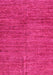 Machine Washable Abstract Pink Modern Rug, wshabs5303pnk