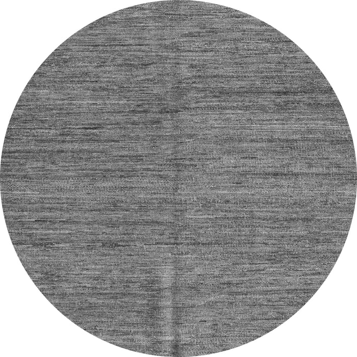 Round Abstract Gray Modern Rug, abs5303gry