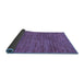 Sideview of Abstract Blue Modern Rug, abs5303blu