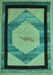 Abstract Turquoise Modern Rug, abs5304turq