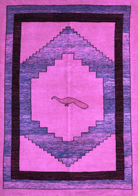 Abstract Purple Modern Rug, abs5304pur