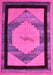 Machine Washable Abstract Pink Modern Rug, wshabs5304pnk