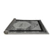 Sideview of Abstract Gray Modern Rug, abs5304gry