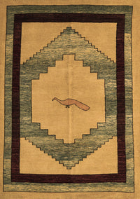 Abstract Brown Modern Rug, abs5304brn