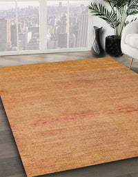 Abstract Orange Modern Rug, abs5305