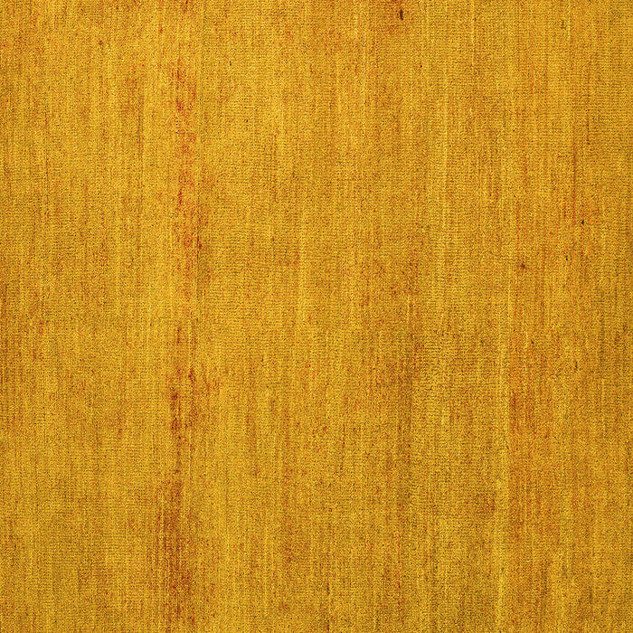 Square Machine Washable Abstract Yellow Modern Rug, wshabs5305yw