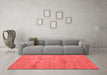 Modern Red Washable Rugs