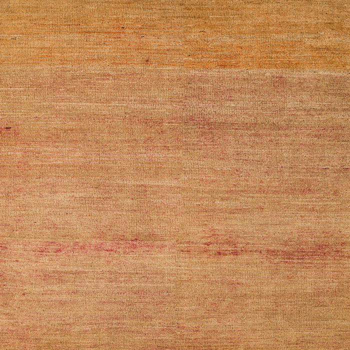 Square Machine Washable Abstract Orange Rug, wshabs5305