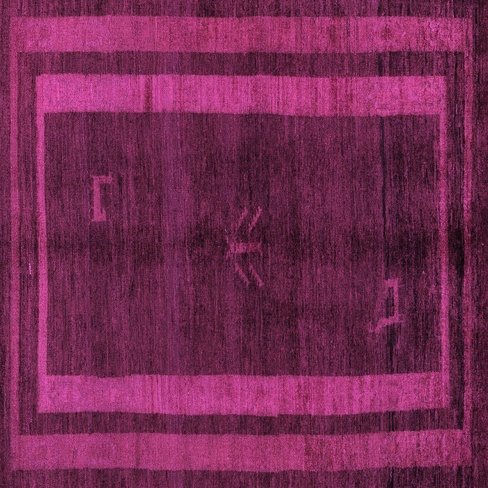Square Abstract Purple Modern Rug, abs5306pur