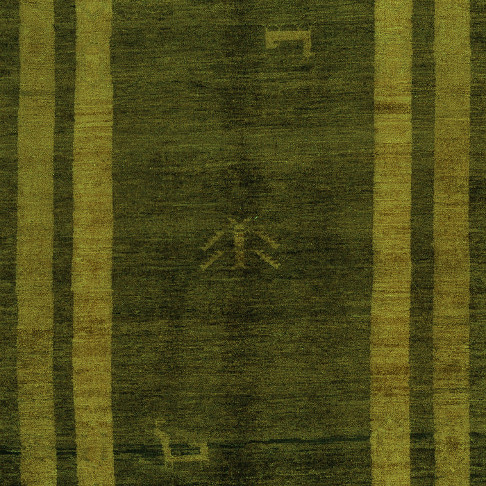 Abstract Green Modern Rug, abs5306grn