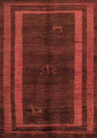 Abstract Brown Modern Rug, abs5306brn