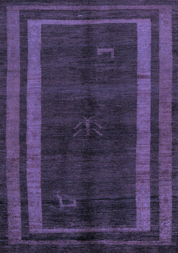 Abstract Blue Modern Rug, abs5306blu