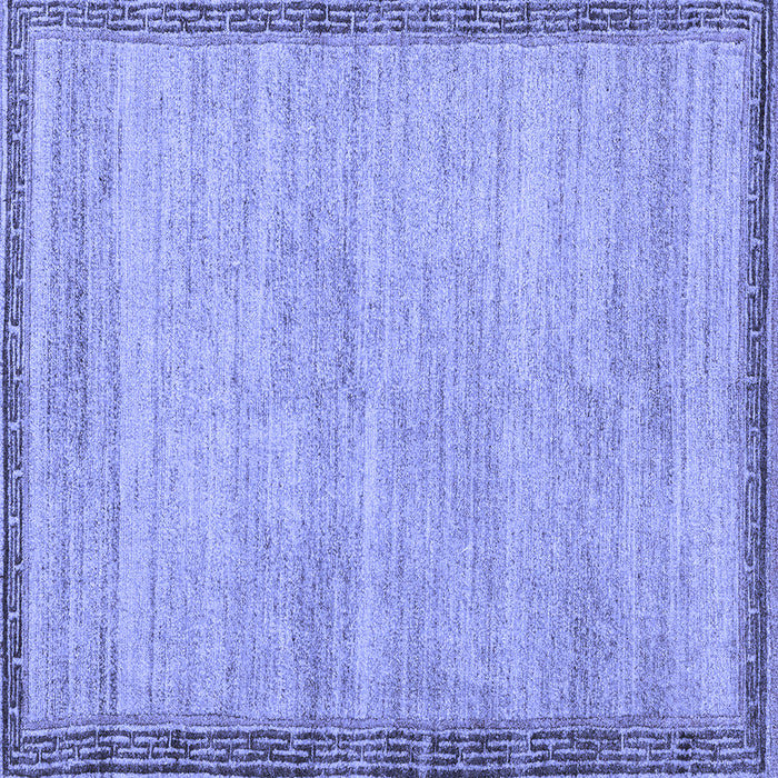 Square Machine Washable Abstract Blue Modern Rug, wshabs5307blu