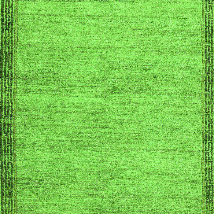 Abstract Green Modern Rug, abs5307grn