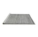 Sideview of Machine Washable Abstract Gray Modern Rug, wshabs5307gry