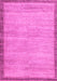 Machine Washable Abstract Pink Modern Rug, wshabs5307pnk