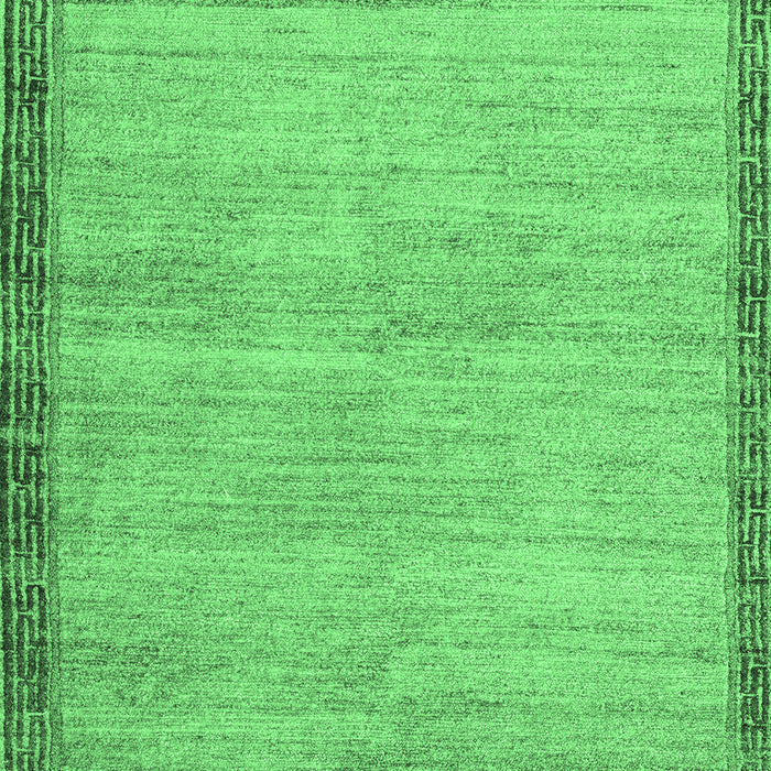 Abstract Emerald Green Modern Rug, abs5307emgrn