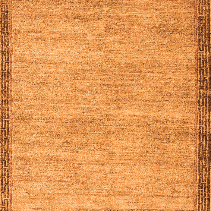 Machine Washable Abstract Orange Modern Area Rugs, wshabs5307org