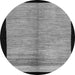 Round Machine Washable Oriental Gray Modern Rug, wshabs5308gry