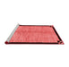 Modern Red Washable Rugs