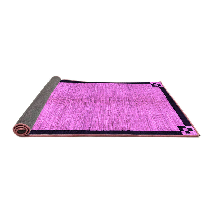 Sideview of Oriental Purple Modern Rug, abs5308pur