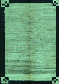 Oriental Turquoise Modern Rug, abs5308turq