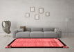 Modern Red Washable Rugs