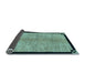 Sideview of Oriental Light Blue Modern Rug, abs5308lblu