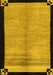 Oriental Yellow Modern Rug, abs5308yw