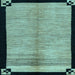 Square Oriental Light Blue Modern Rug, abs5308lblu