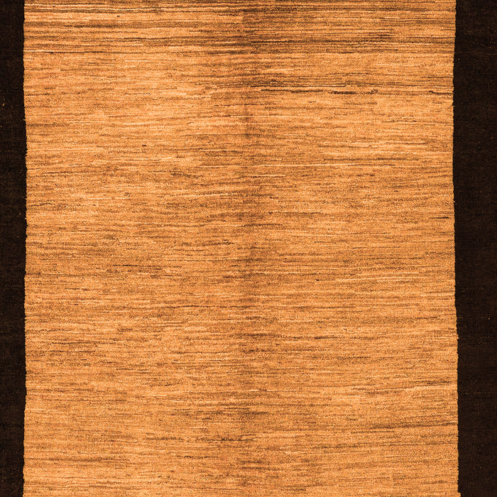 Machine Washable Oriental Orange Modern Area Rugs, wshabs5308org