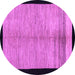 Round Oriental Purple Modern Rug, abs5308pur