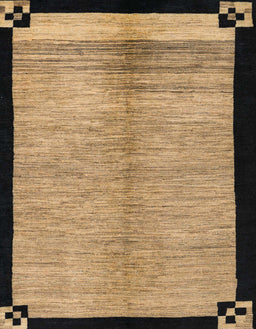 Abstract Reddish Brown Oriental Rug, abs5308