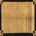 Square Oriental Brown Modern Rug, abs5308brn