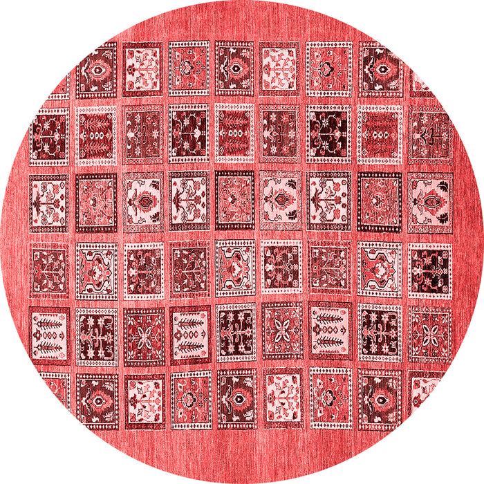 Machine Washable Abstract Red Modern Rug, wshabs530red